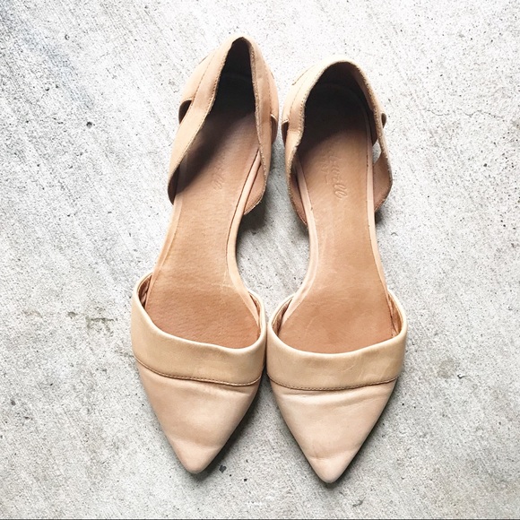 Madewell Shoes - •Madewell• D’Orsay Leather Flats